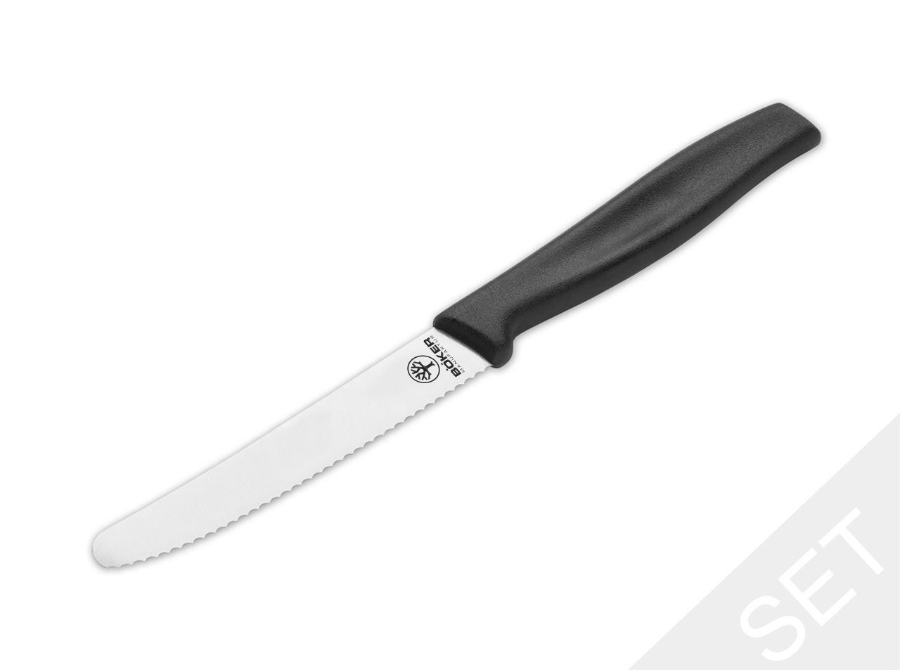 Böker Manufaktur Sandwich Knife Set 6 Pieces Black