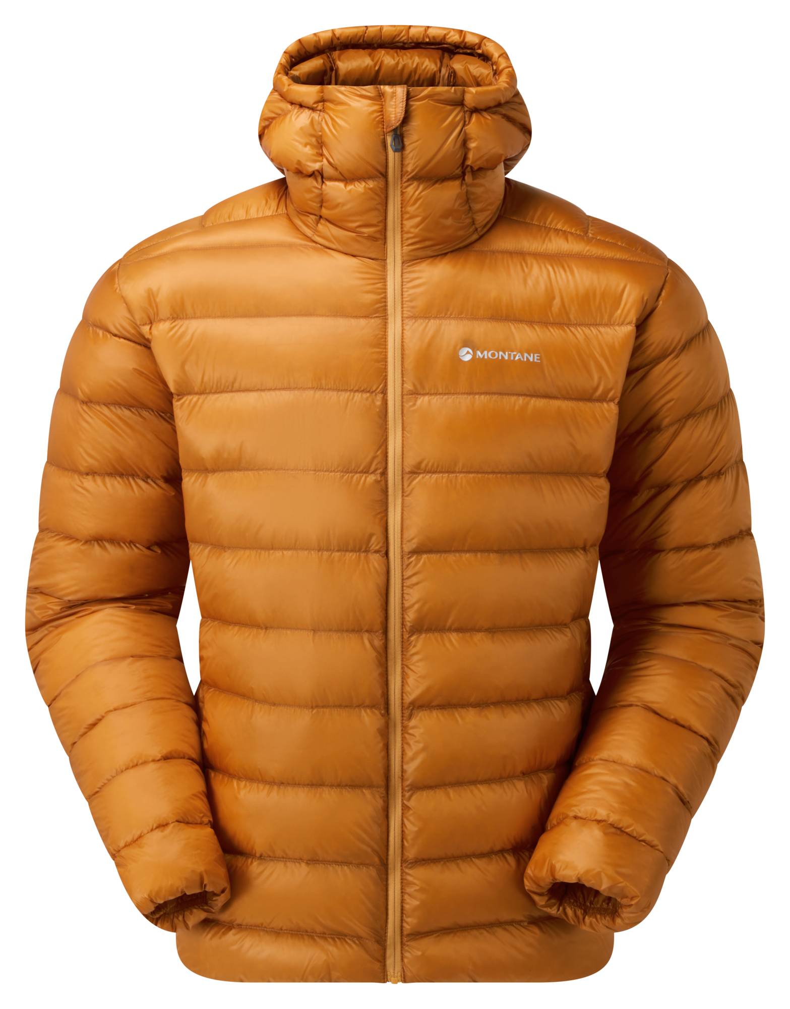 Montane pánská bunda s kapucí Alpine 850 Lite Hoodie Barva: Flame Orange, Velikost: S