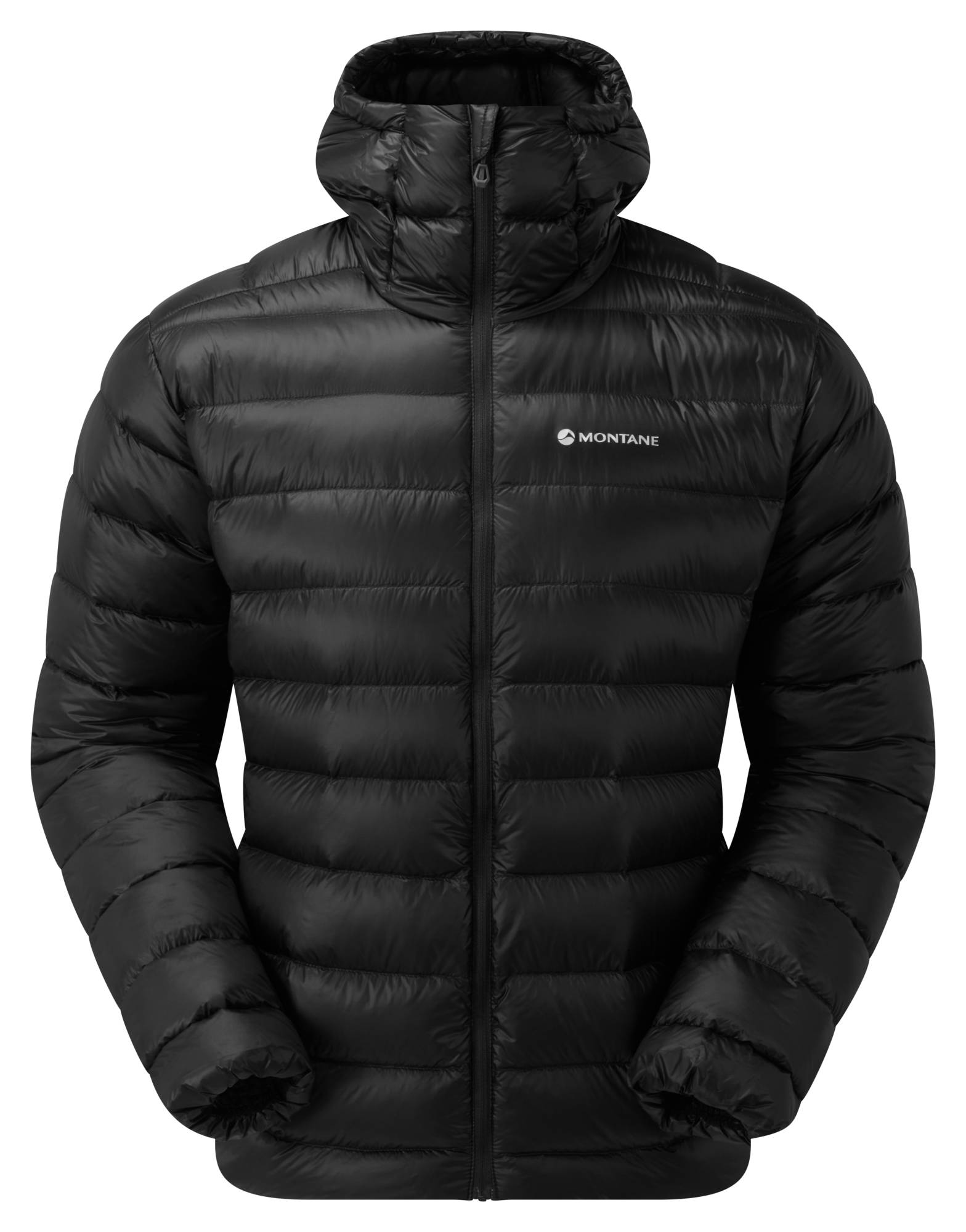 Montane pánská bunda s kapucí Alpine 850 Lite Hoodie Barva: black, Velikost: XL