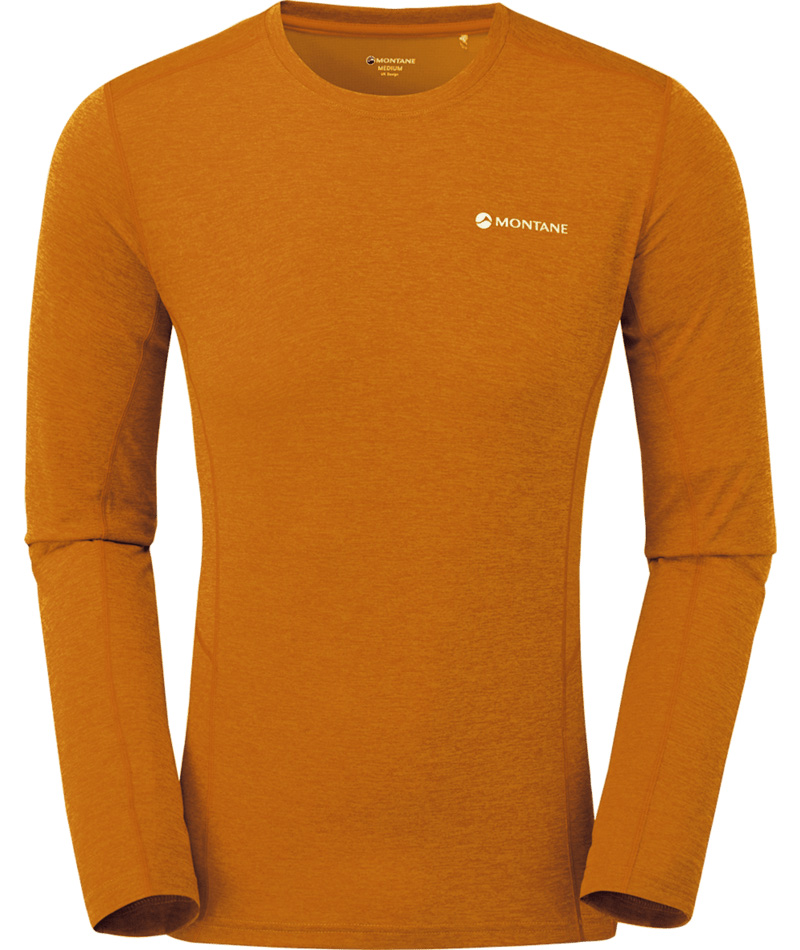 Montane pánské triko Dart Long Sleeve T-Shirt Barva: Flame Orange, Velikost: L