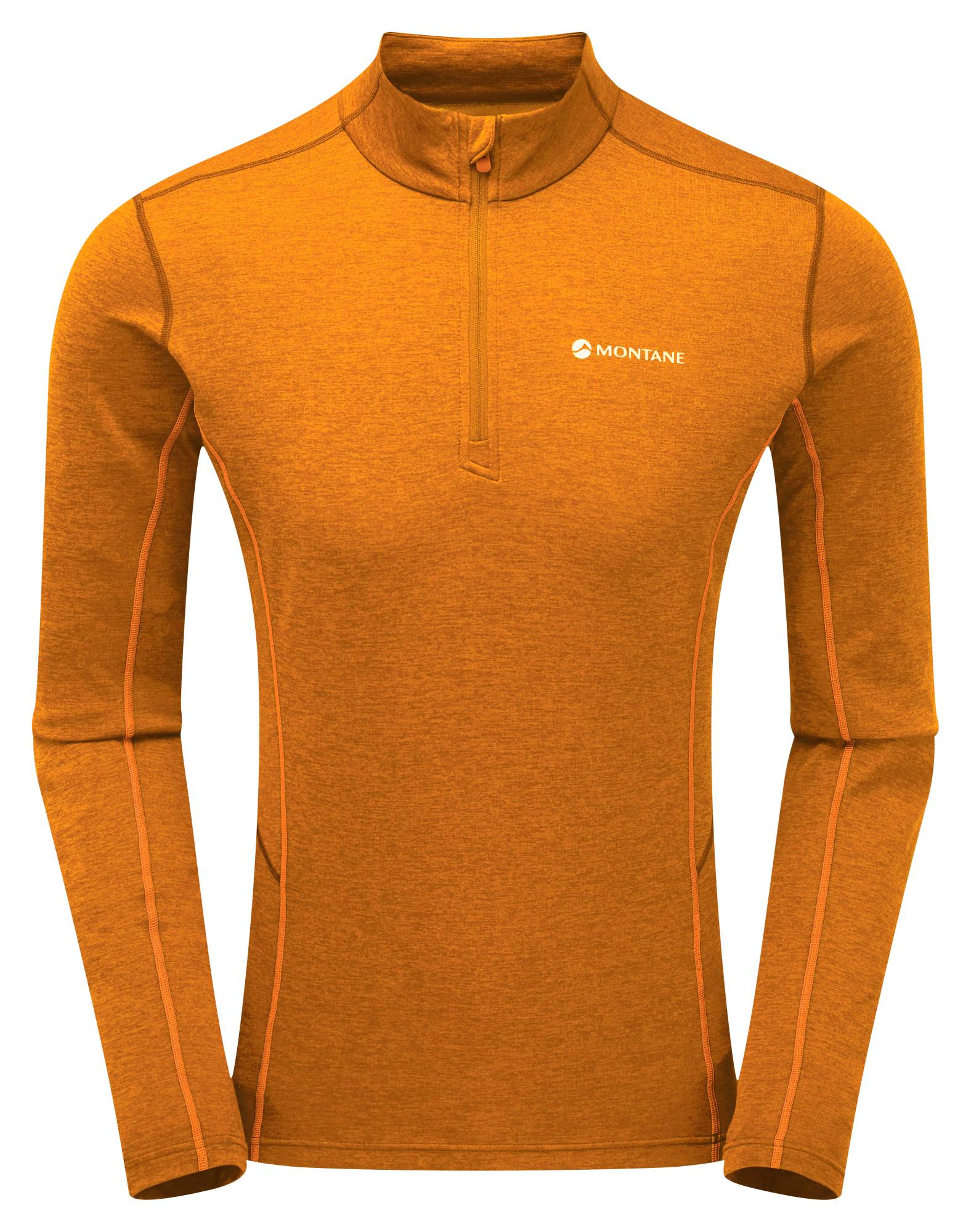 Montane pánské triko Dart Zip Neck Barva: Flame Orange, Velikost: L