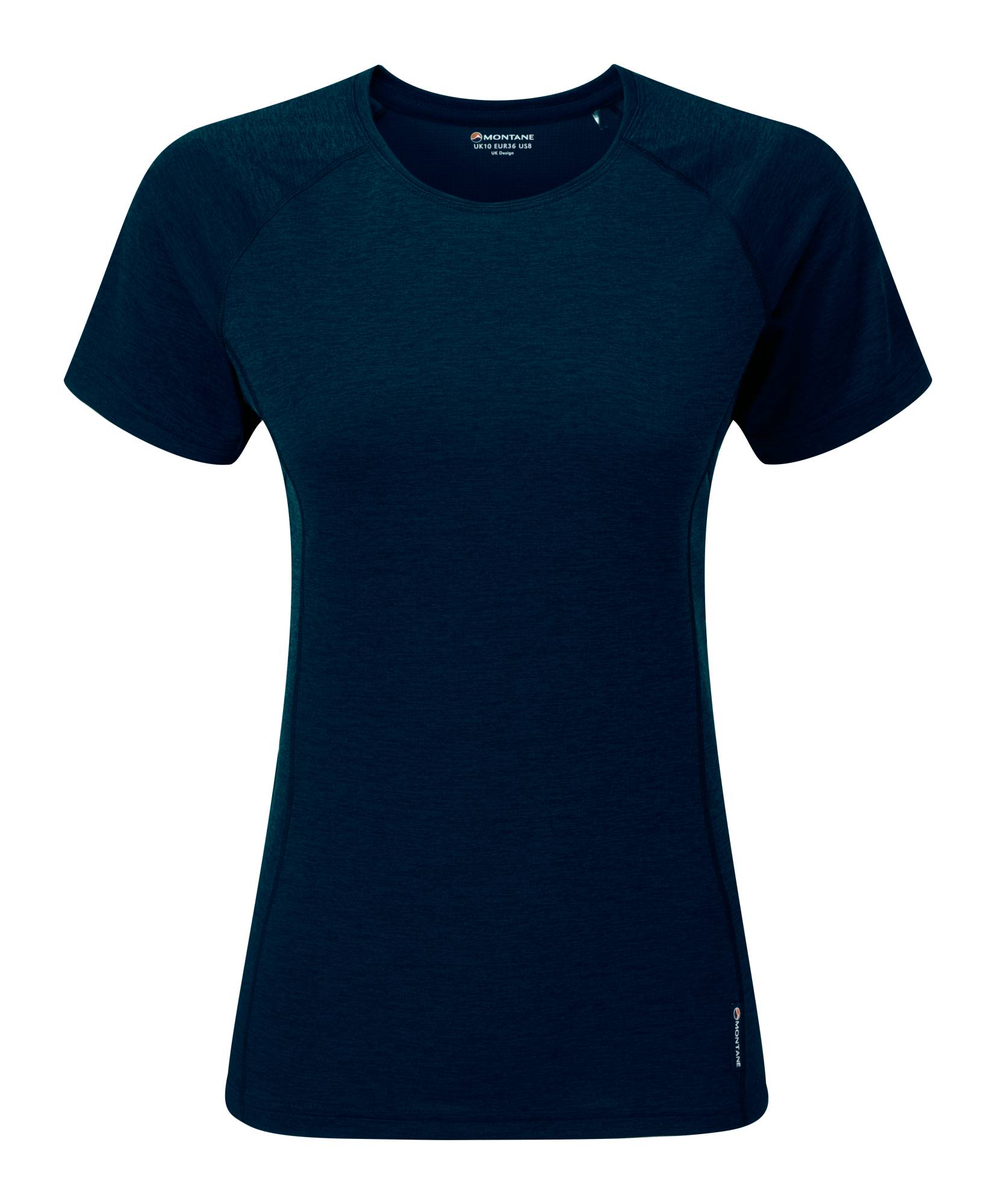 Montane dámské triko Fem Dart T-Shirt Barva: Eclipse Blue, Velikost: UK8/XS