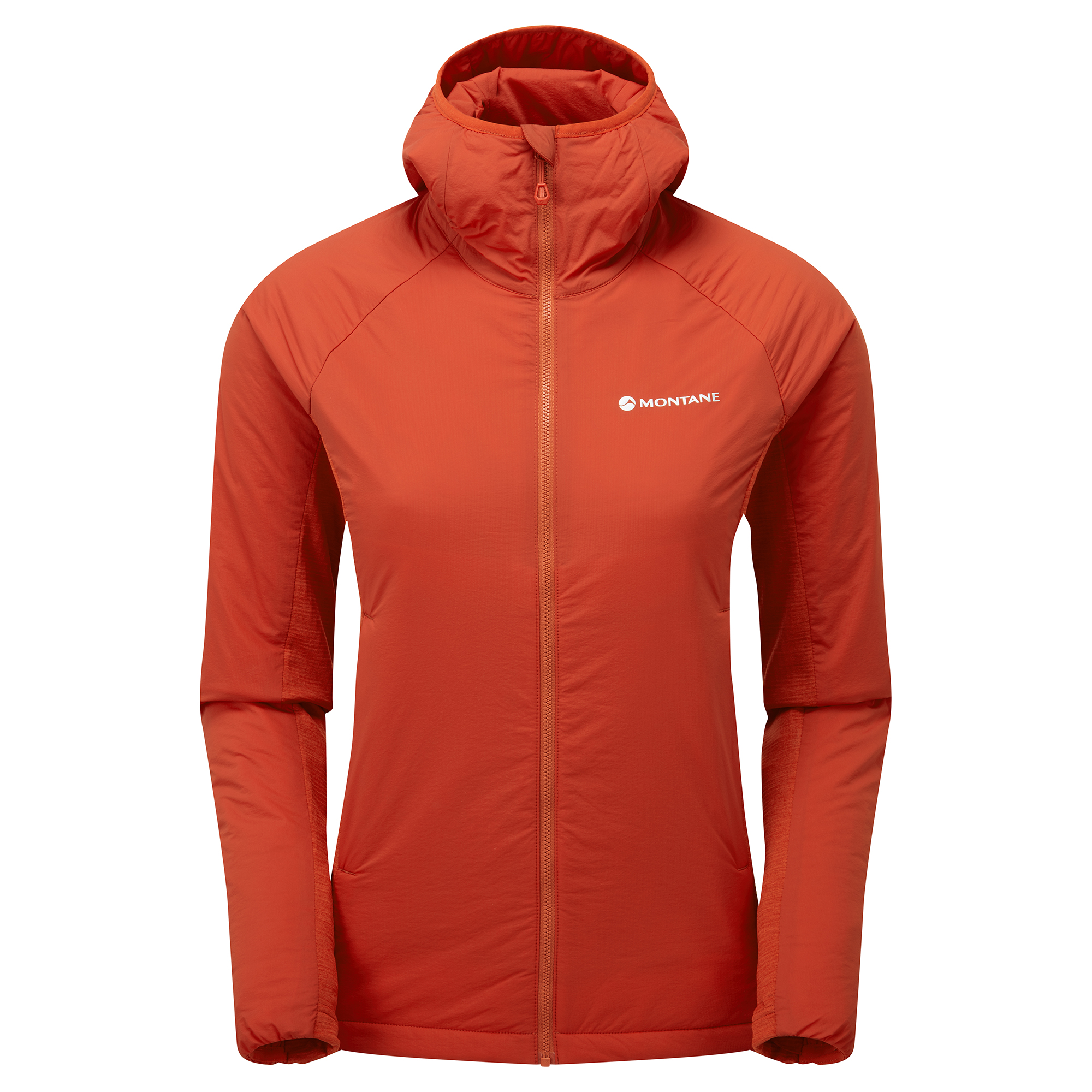 Montane dámská zateplená bunda Fem Fireball Lite Hoodie Barva: Saffron Red, Velikost: UK10/US6/EUR38/S