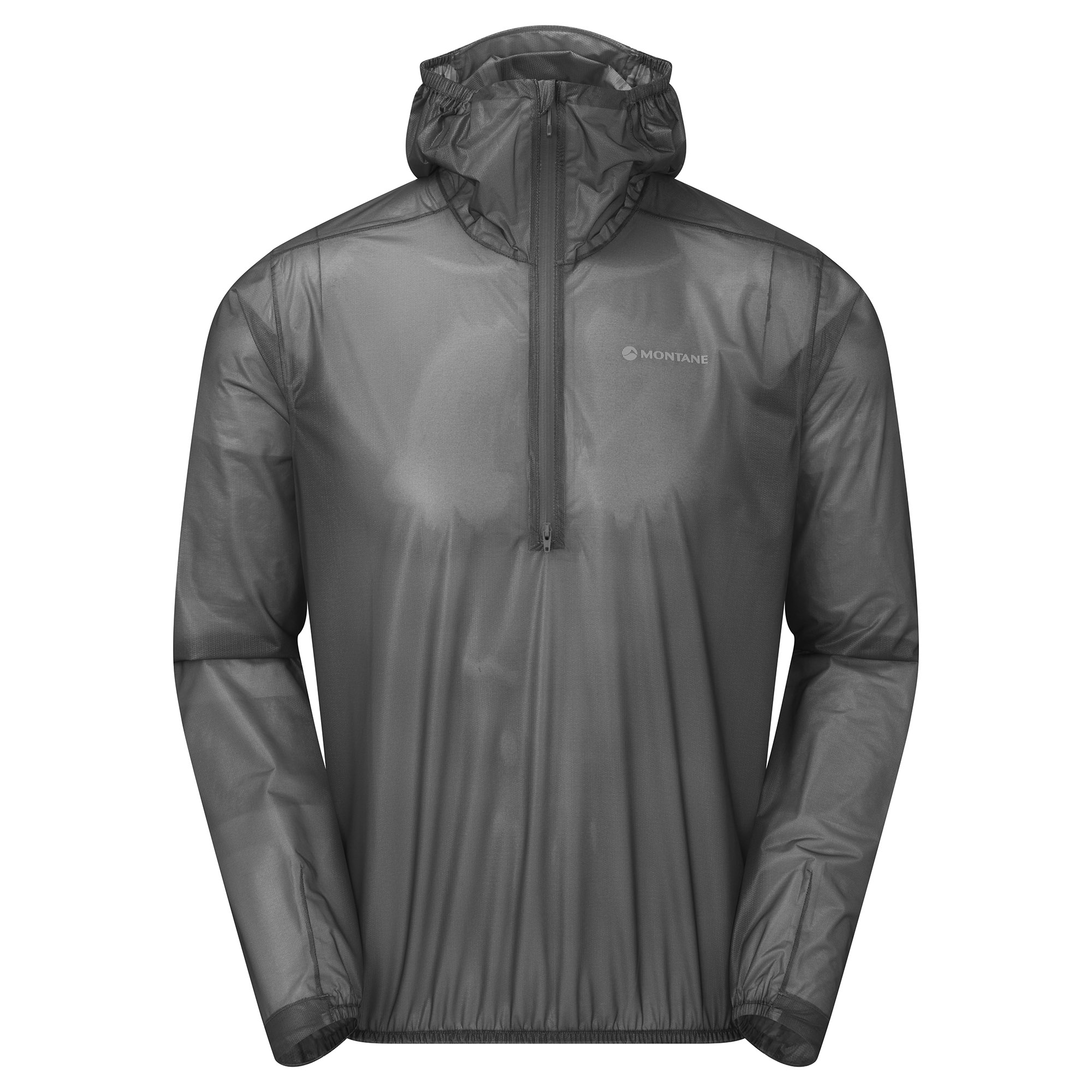 Montane pánská nepromokavá bunda Minimus Nano Pull-On Barva: Charcoal, Velikost: XS