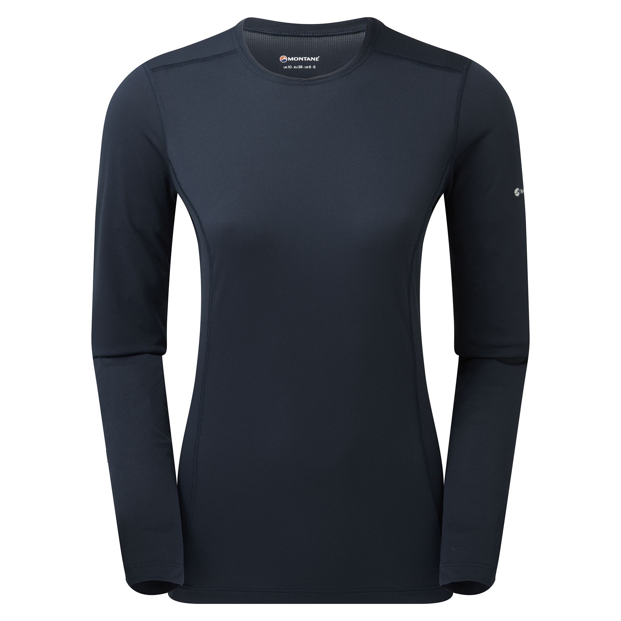 Montane dámské triko Fem Dart Lite Long Sleeve T-Shirt Barva: Eclipse Blue, Velikost: UK6/US2/EUR34/XXS