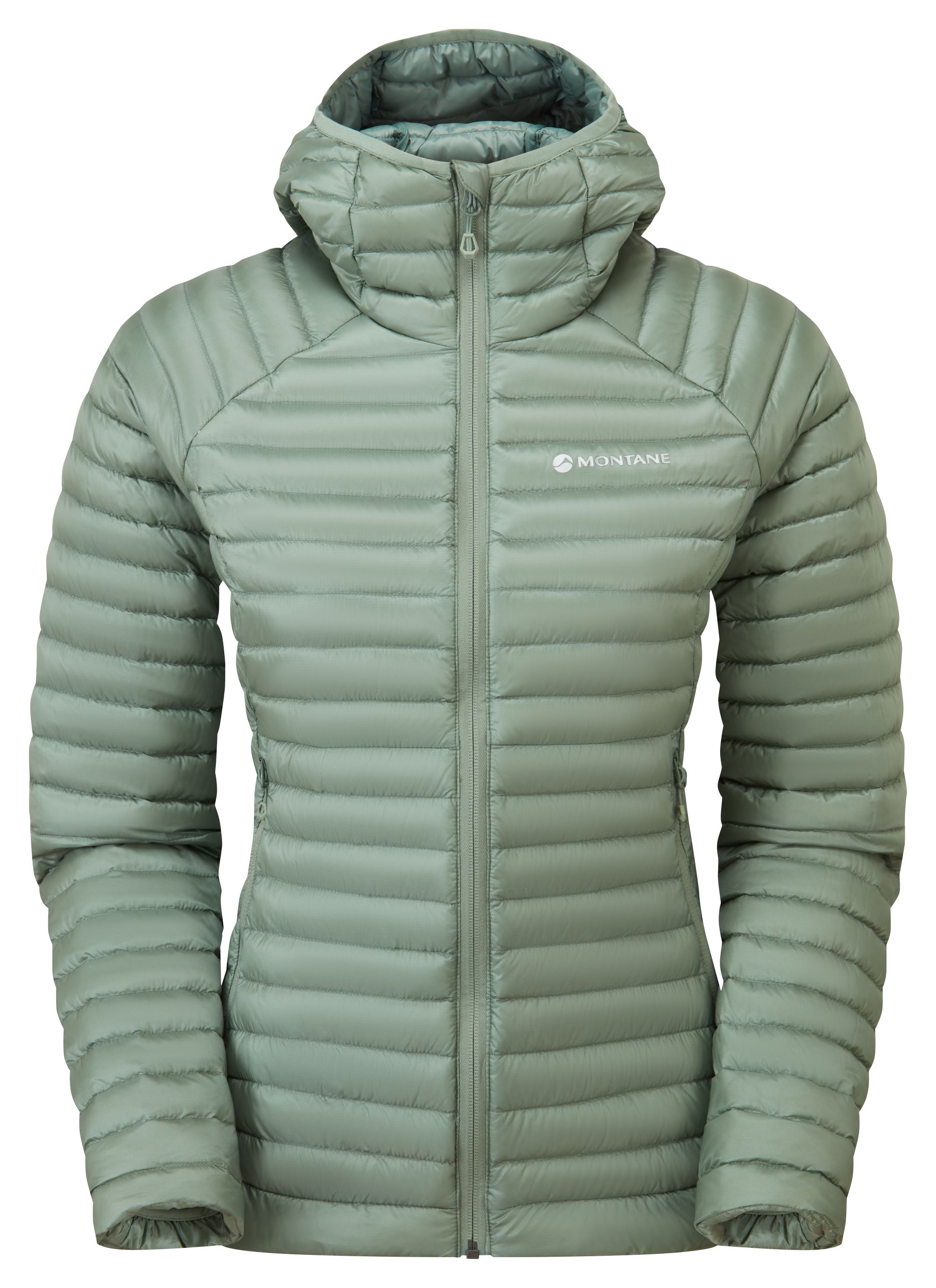 Montane dámská péřová bunda Fem Anti-Freeze Lite Hoodie Barva: Pale Sage, Velikost: UK8/US4/EUR36/XS