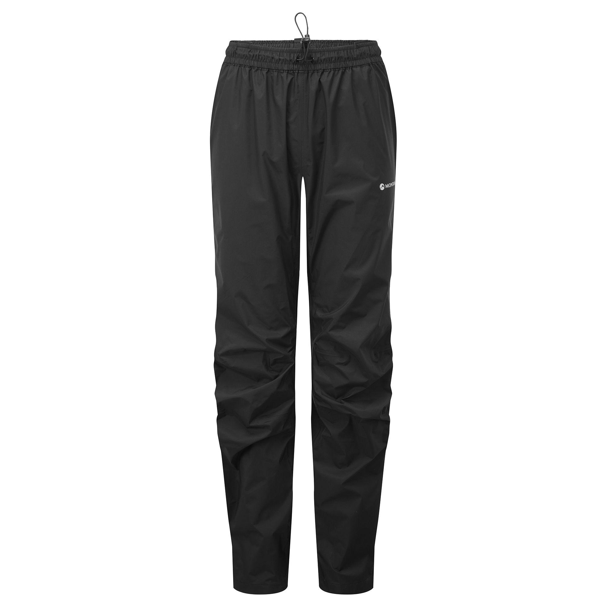 Montane dámské ultralehké nepromokavé kalhoty Fem Spirit Lite Pants - Zkrácené Nohavice Barva: black, Velikost: UK12/US8/EUR40/M