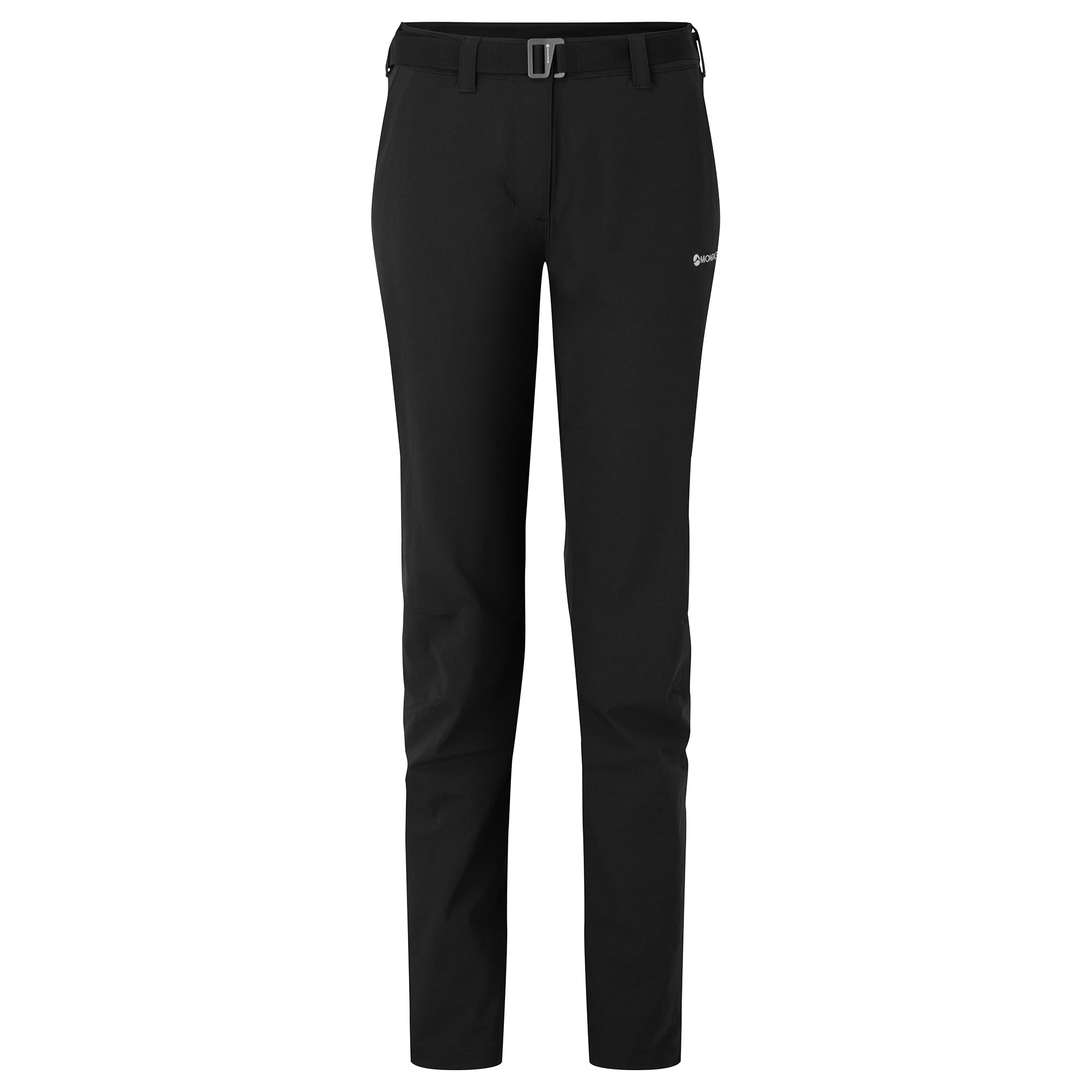 Montane dámské softshellové kalhoty Fem Terra Stretch Lite Pants - Zkrácené Nohavice Barva: black, Velikost: UK16/US12/EUR44/XL
