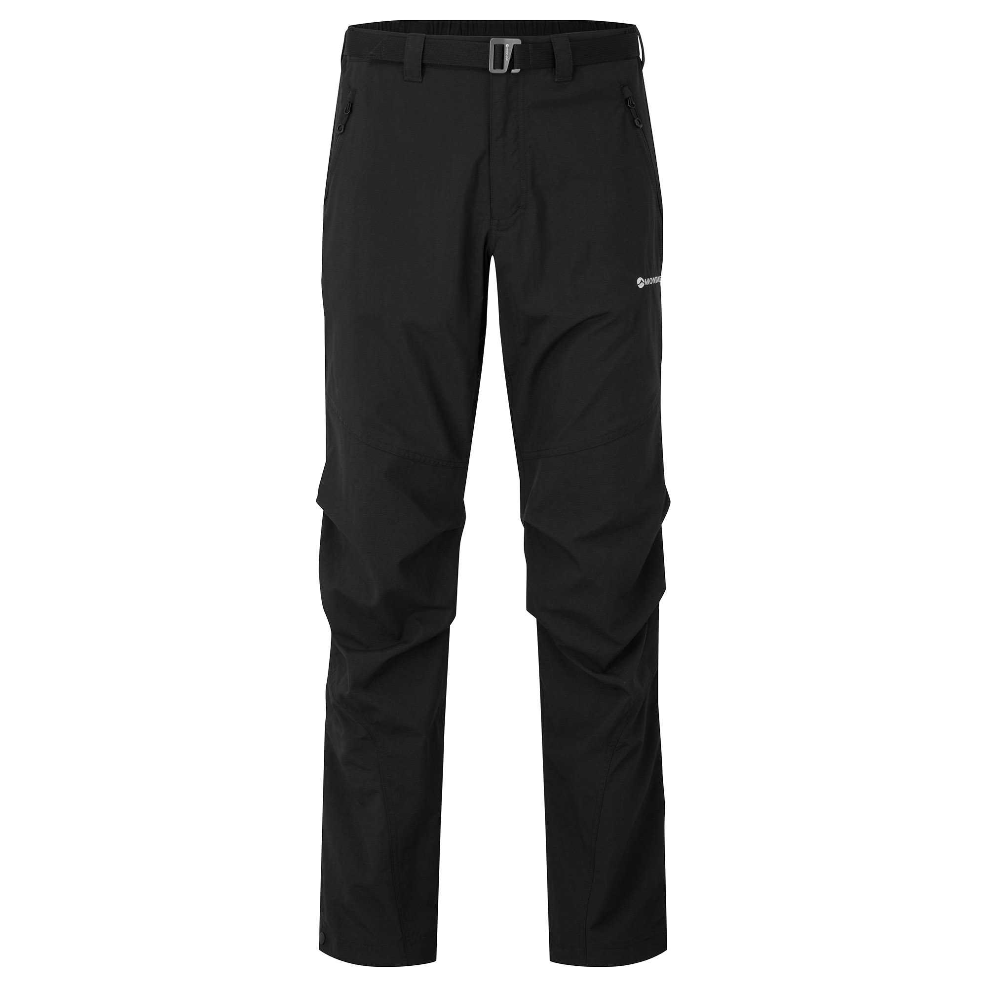 Montane pánské softshellové kalhoty Terra Pants - Prodloužené Nohavice Barva: black, Velikost: 34
