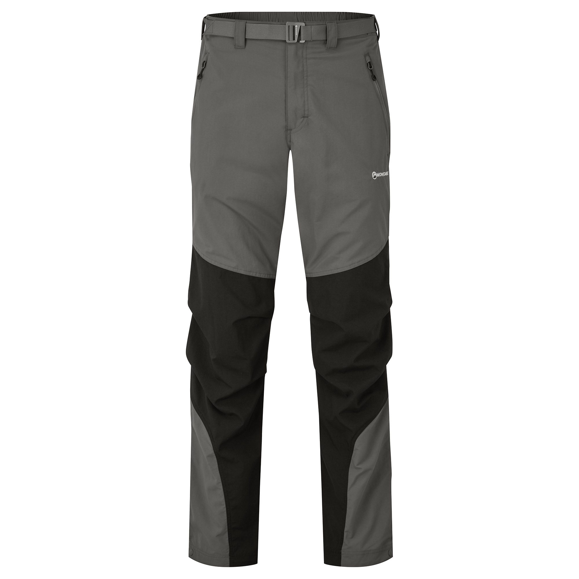 Montane pánské softshellové kalhoty Terra Pants - Prodloužené Nohavice Barva: graphite, Velikost: 32