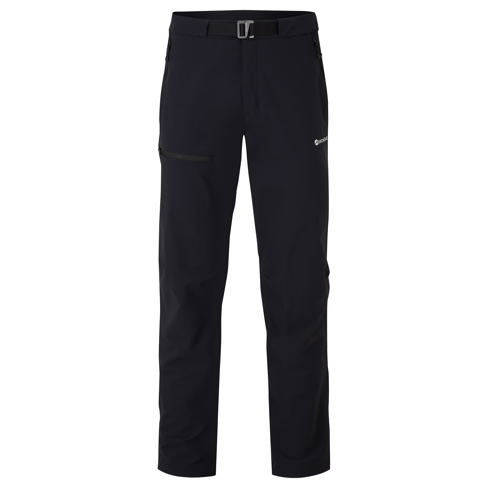 Montane pánské softshellové kalhoty Tenacity Pants - Prodloužené Nohavice Barva: black, Velikost: 36