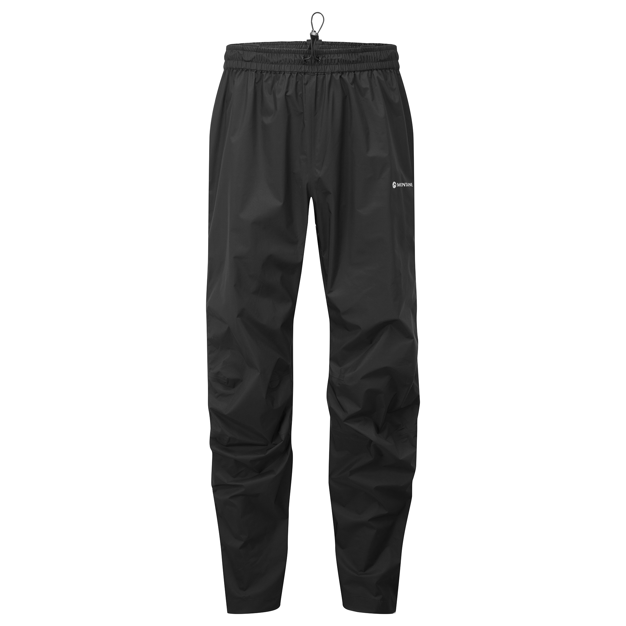 Montane pánské ultralehké nepromokavé kalhoty Spirit Lite Pants - Běžná Délka Barva: black, Velikost: S