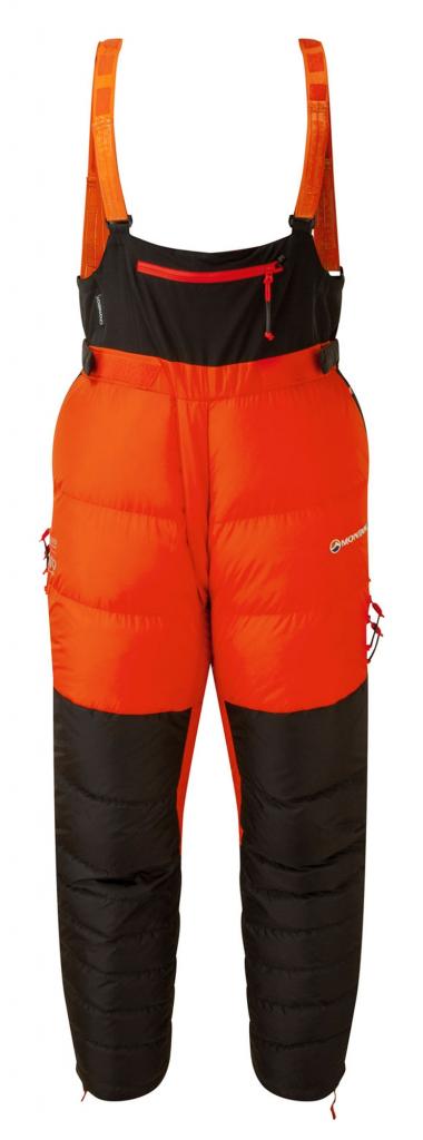 Montane Kalhoty do extrému Apex 8000 Down Salopettes Barva: Firefly Orange, Velikost: L