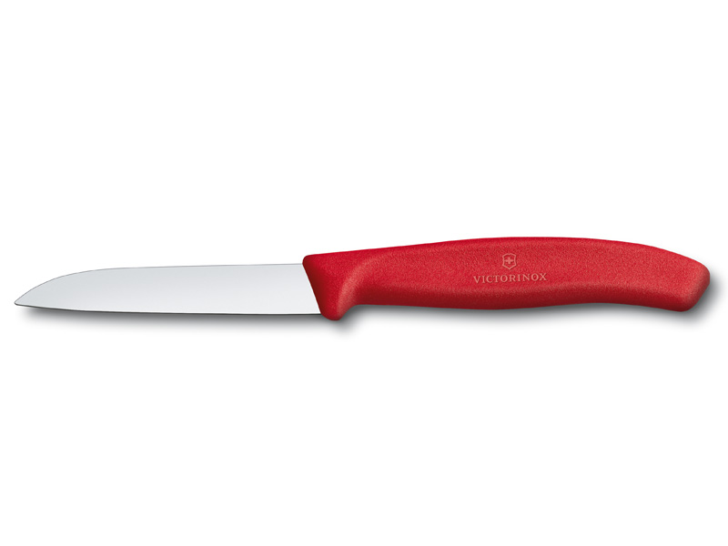 Victorinox Nůž na zeleninu 8cm plast červený