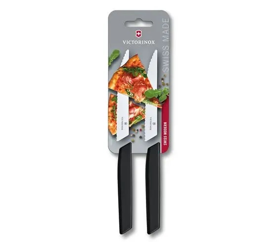 Victorinox Sada Swiss Modern (stejkové nože), 2 ks.,12cm, blister, černá