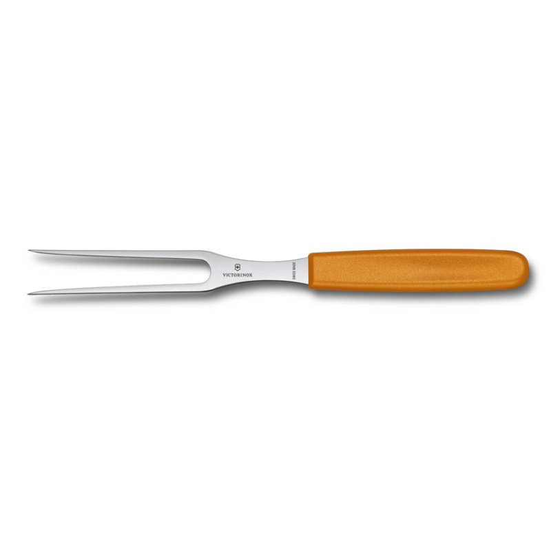 Victorinox Vidlička na maso 15cm plast,oranžová
