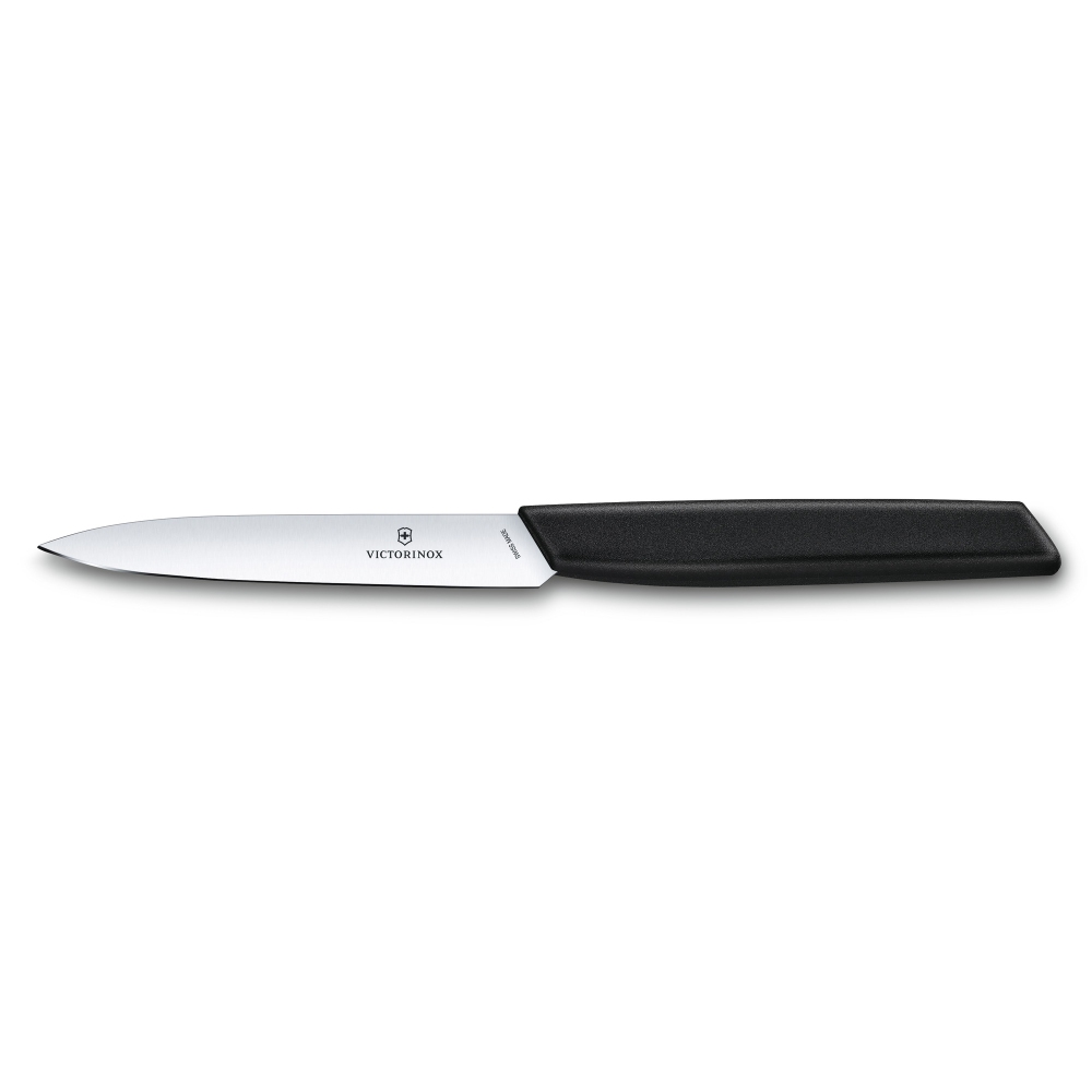 Victorinox Nakrajovací nůž Swiss Modern, 10 cm, černý