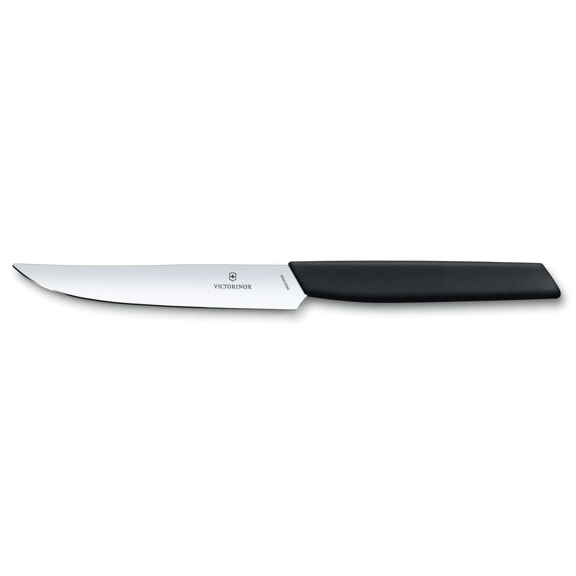 Victorinox Stejkový nůž Swiss Modern, 12 cm, černý