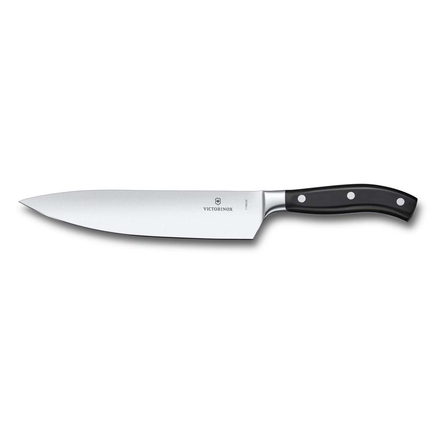 Victorinox Nůž kuchařský Grand Maître, kovaný, 22 cm, plast, černý