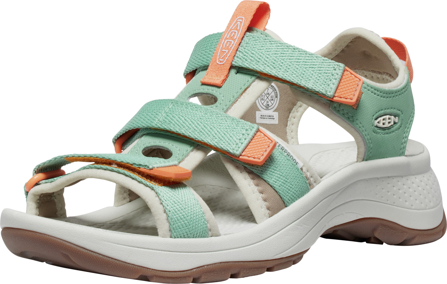 Keen Astoria West Open Toe Women - granite green/tangerine Barva: granite green/tangerine, Velikost: 5,5 UK (38,5 EU / 25 cm)