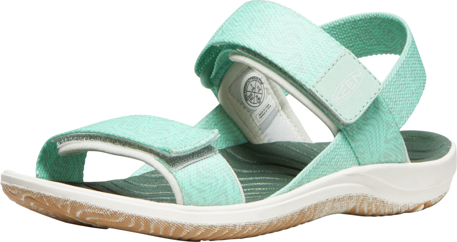 Keen Elle Backstrap Youth - lichen/star white Barva: lichen/star white, Velikost: 2 UK (35 EU / 22 cm)