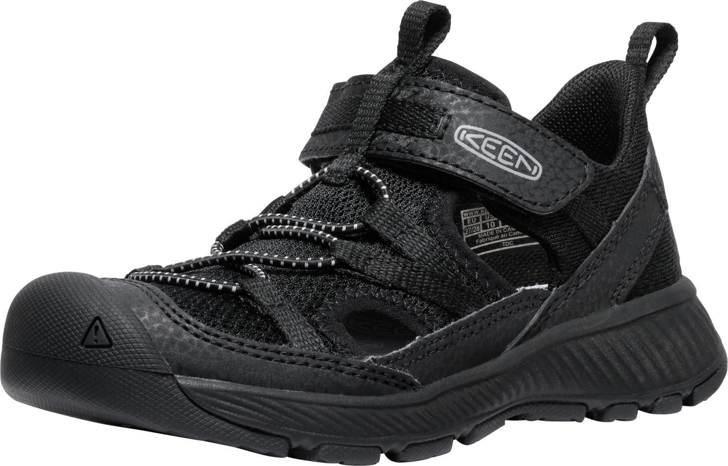 Keen Motozoa Sandal Children - black/alloy Barva: black/alloy, Velikost: 8 UK (25/26 EU / 16 cm)