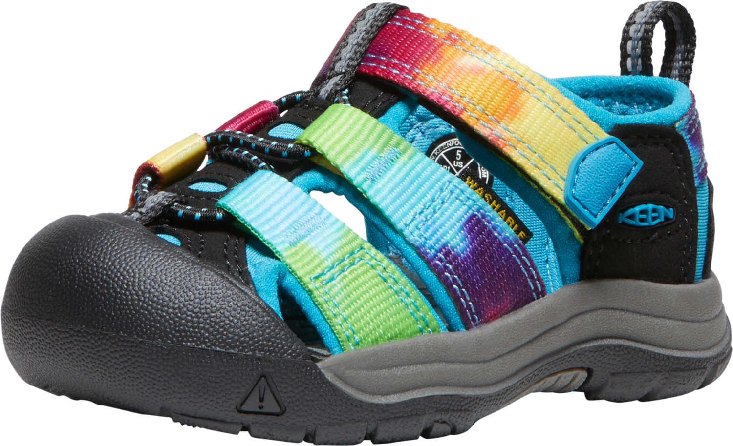 Keen Newport H2 Tots - rainbow tie dye Barva: rainbow tie dye, Velikost: 5 UK (22 EU / 13 cm)