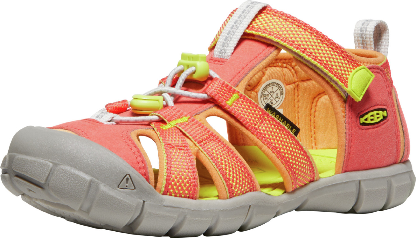 Keen Seacamp II CNX Youth - cayenne/evening primrose Barva: cayenne/evening primrose, Velikost: 1 UK (34 EU / 21 cm)