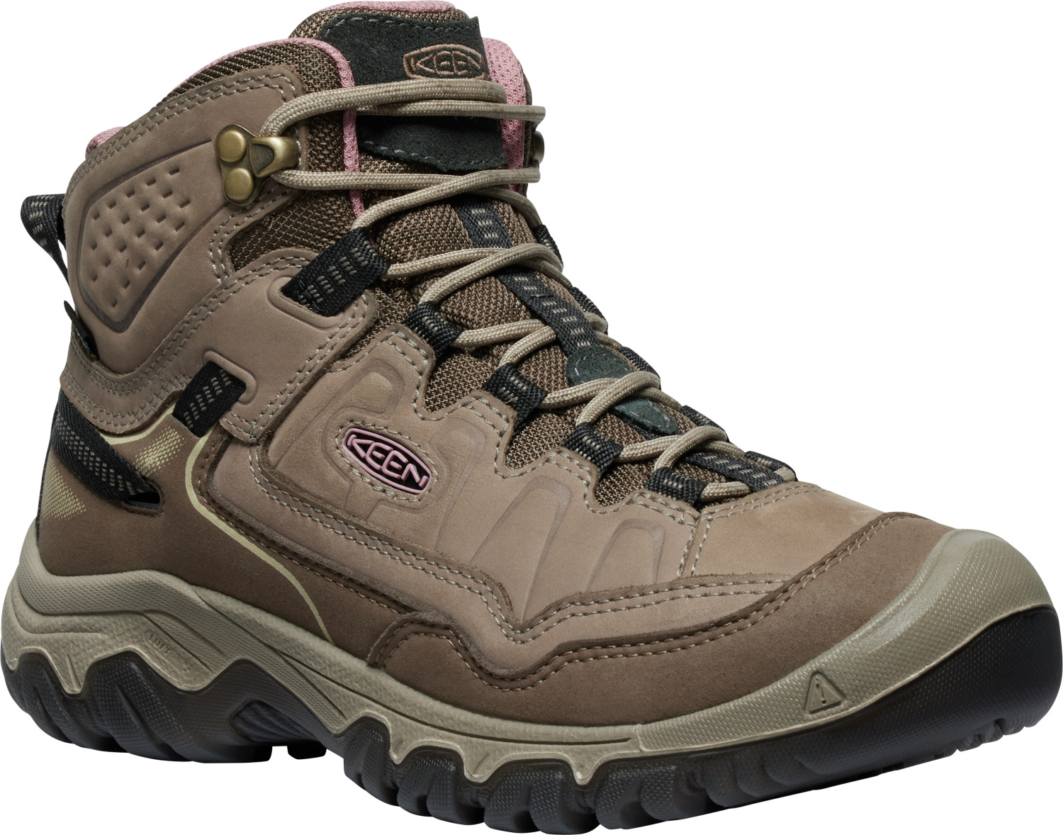 Keen Targhee IV Mid WP Women - brindle/nostalgia rose Barva: brindle/nostalgia rose, Velikost: 6,5 UK (39,5 EU / 26 cm)