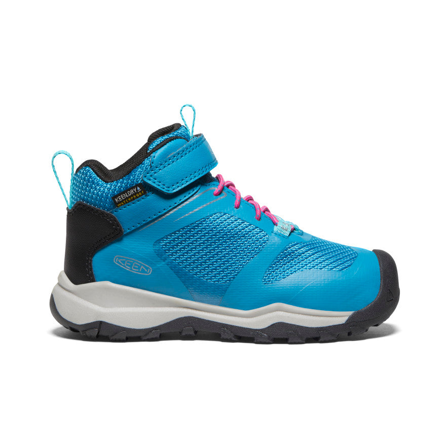 Keen Wanduro Mid WP Children - fjord blue/fuchsia purple Barva: fjord blue/fuchsia purple, Velikost: 12 UK (31 EU / 19,5 cm)