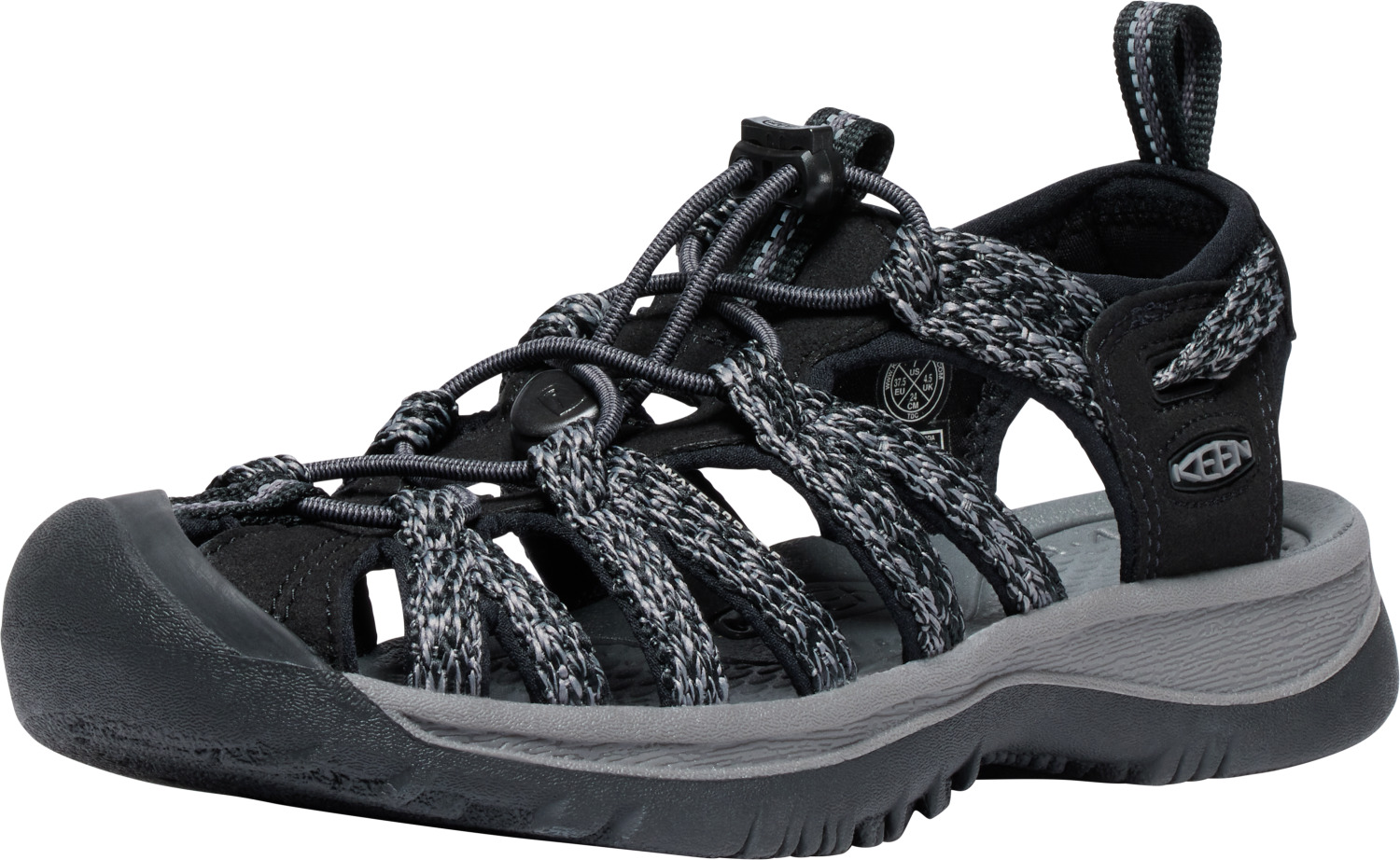 Keen Whisper Women - black/steel grey Barva: black/steel grey, Velikost: 7,5 UK (40,5 EU / 27 cm)