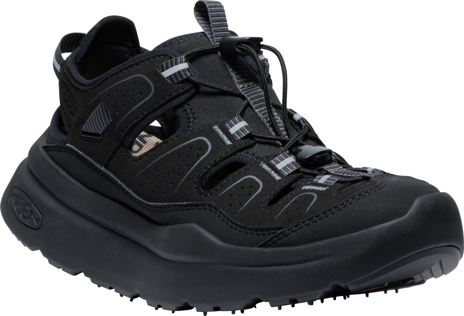 Keen Wk450 Sandal Women - black/black Barva: black/black, Velikost: 7 UK (40 EU / 26,5 cm)