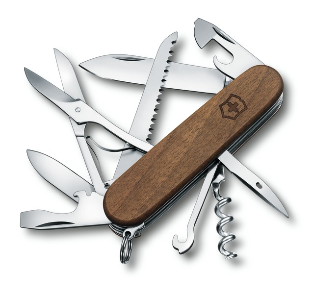 Victorinox Huntsman Wood, 91 mm, vlašský ořech