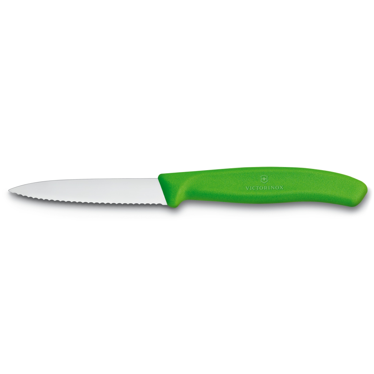 Victorinox Nůž kuchyňský zelený 8cm vlnka