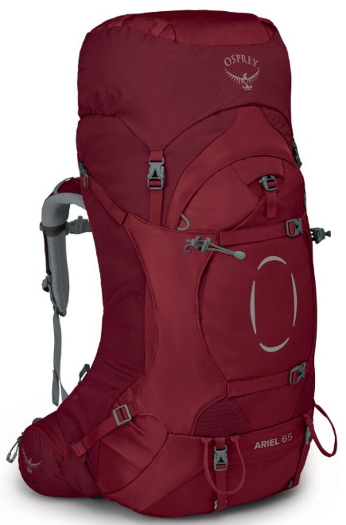 OSPREY ARIEL 65 II Barva: claret red, Velikost: XS/S