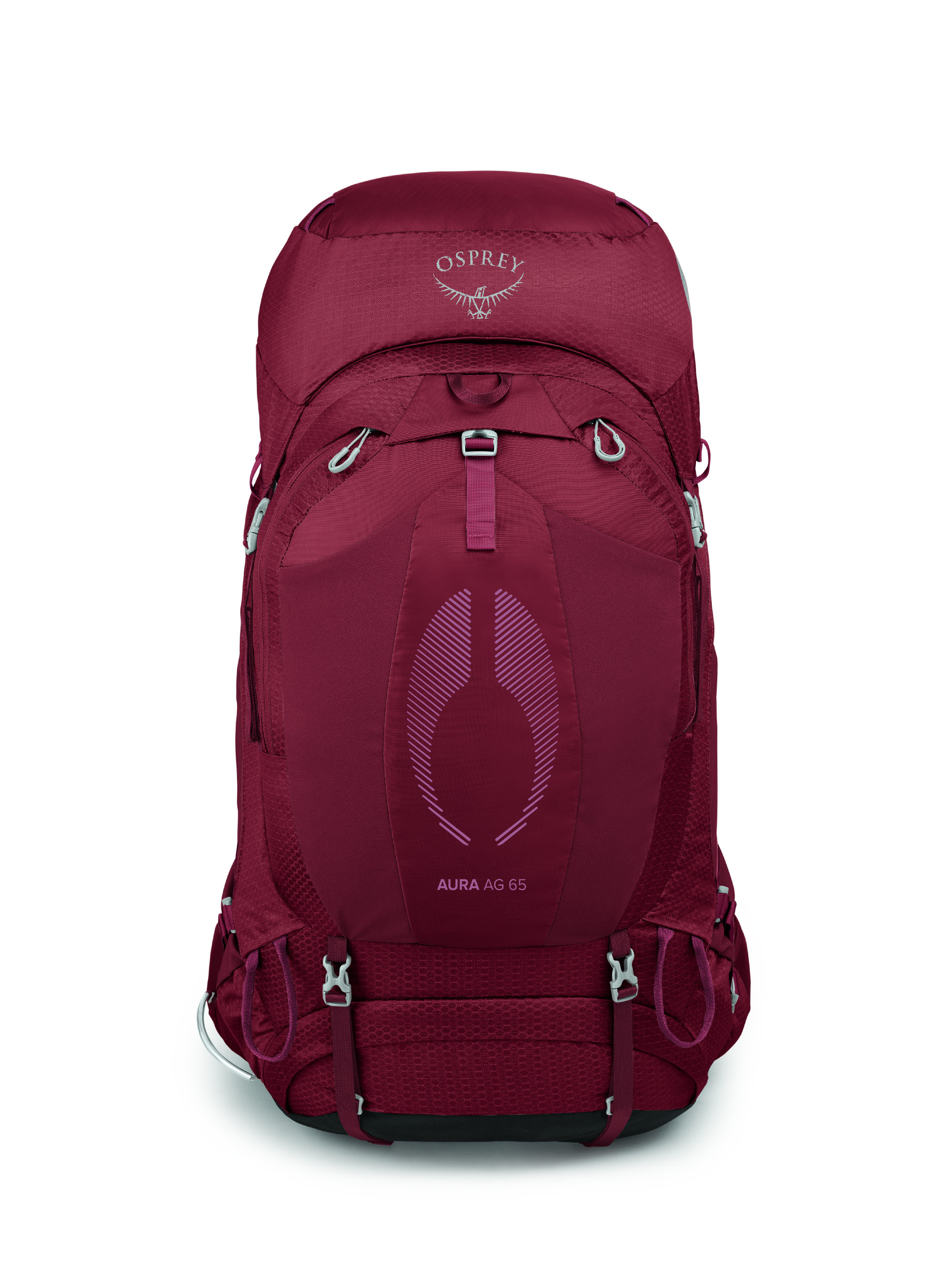 OSPREY AURA AG 65 Barva: berry sorbet red, Velikost: WM/WL