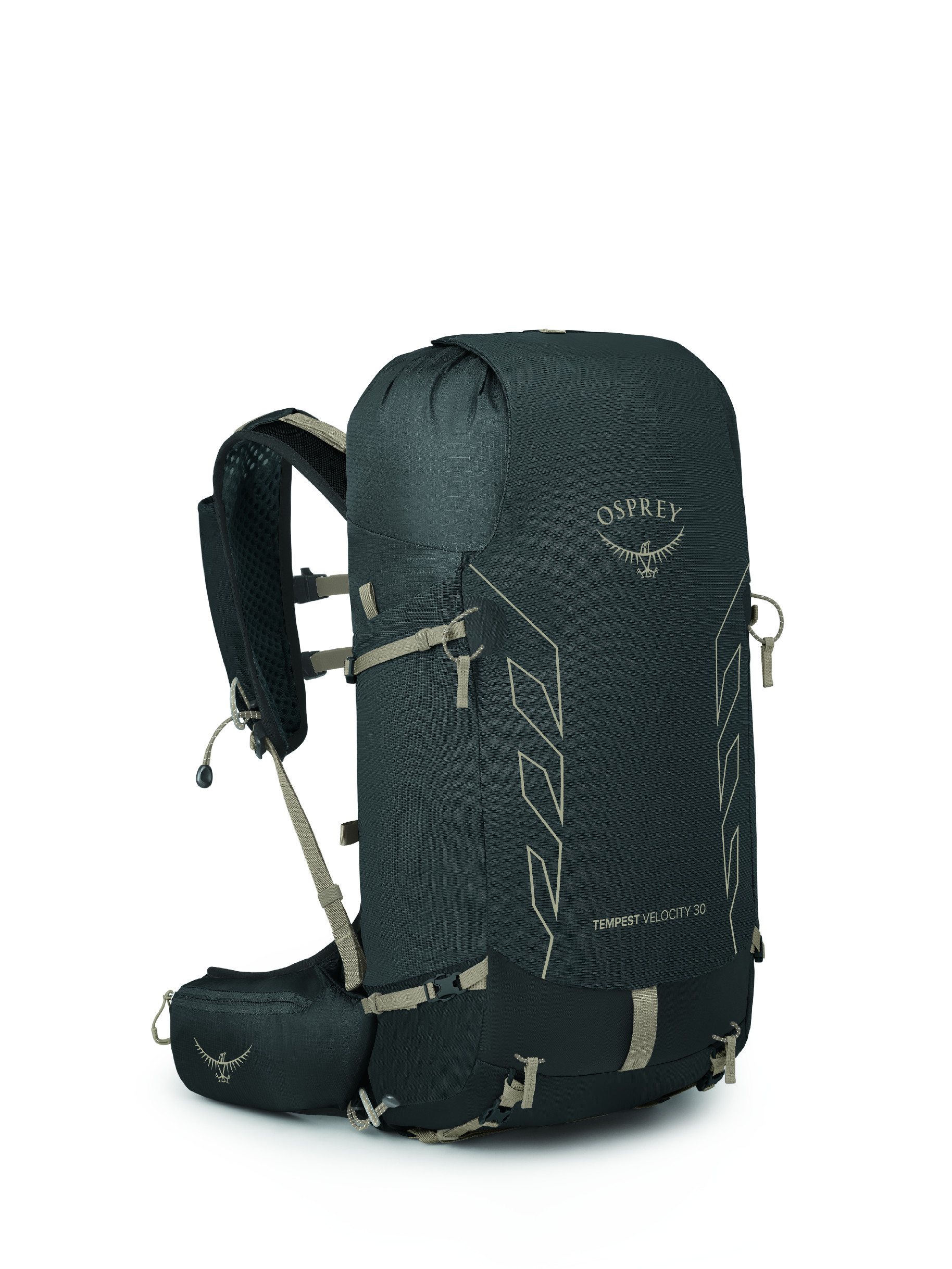 OSPREY TEMPEST VELOCITY 30 Barva: dark charcoal/chiru tan, Velikost: WM/WL