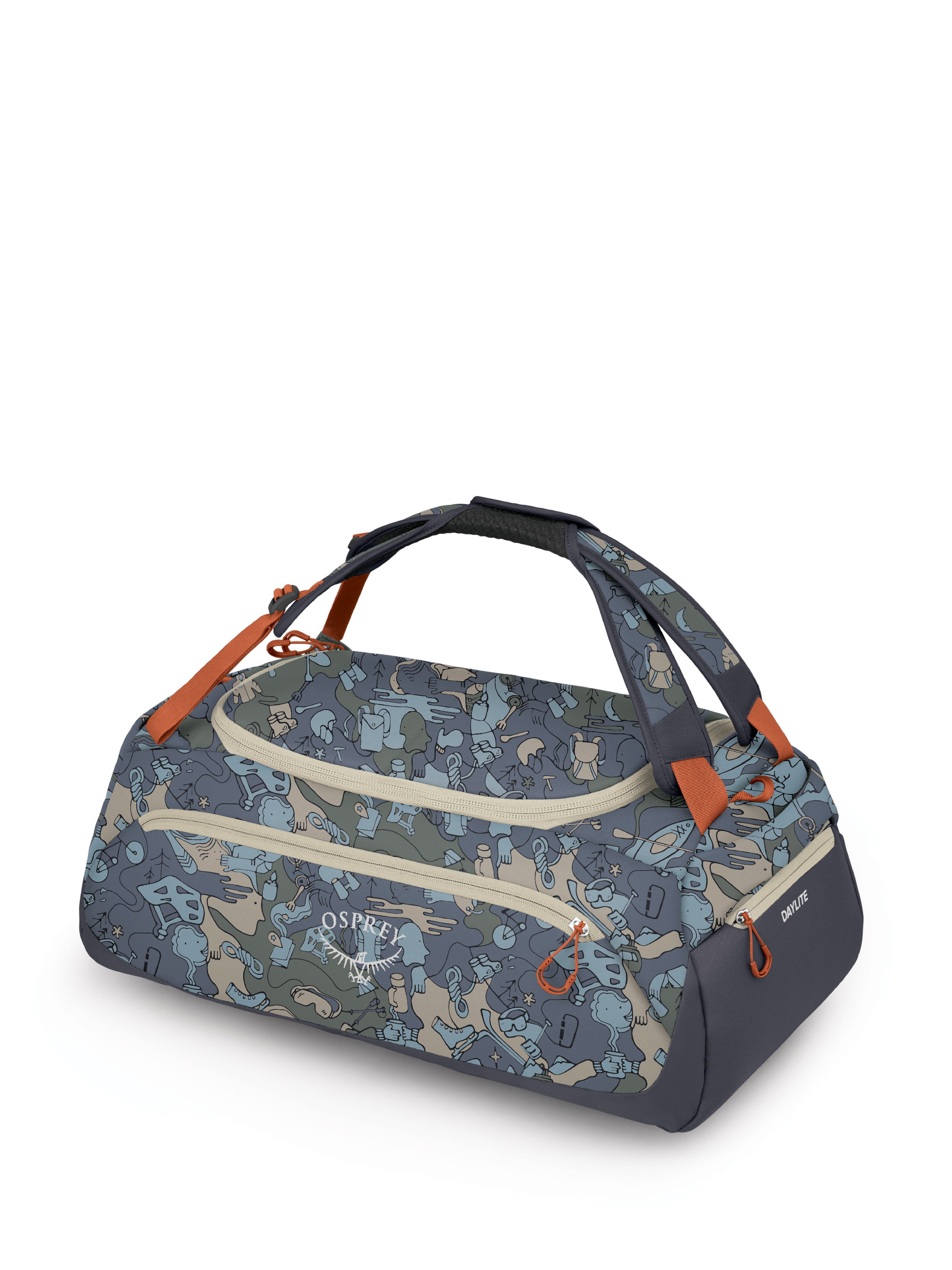 OSPREY DAYLITE DUFFEL 45 Barva: enjoy outside print