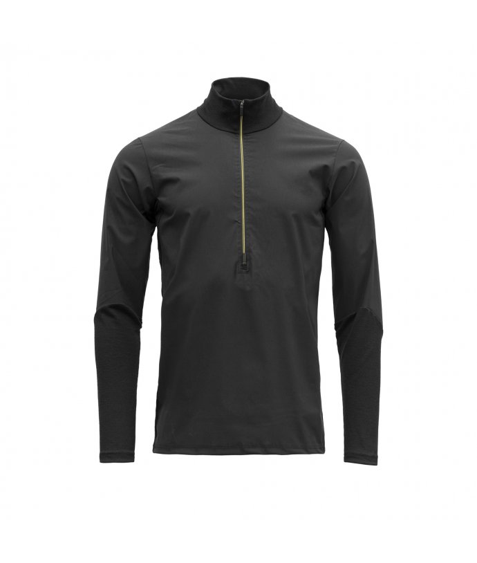 Devold Running Cover Man Zip Neck Barva: CAVIAR, Velikost: S