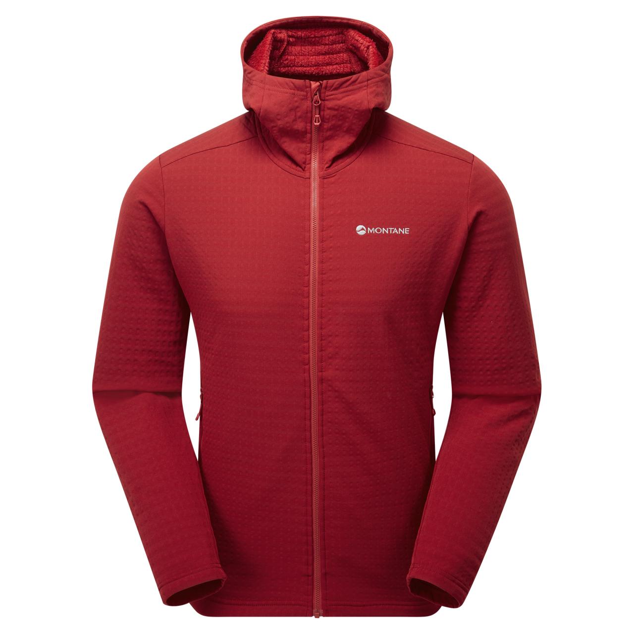 Montane pánská mikina s kapucí Protium XT Hoodie Barva: acer red, Velikost: XXL