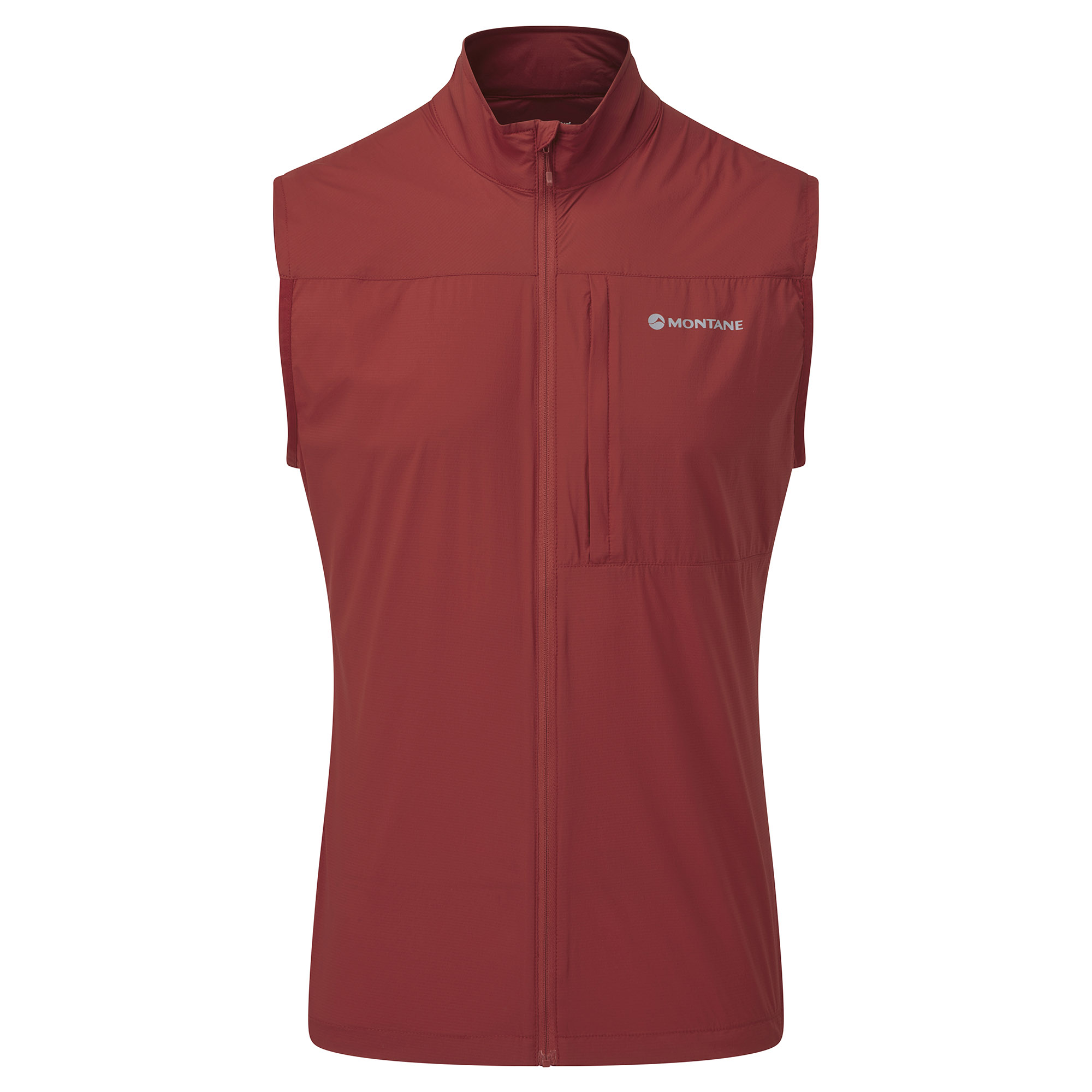 Montane pánská větruodolná vesta Featherlite Gilet Barva: acer red, Velikost: XS