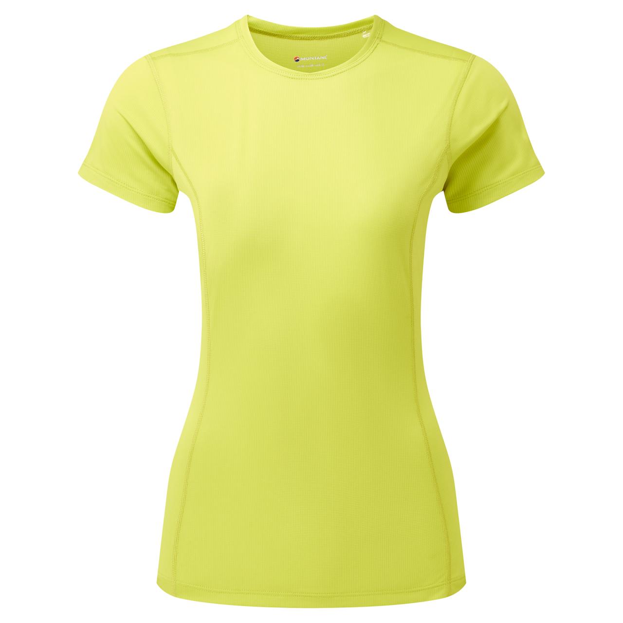Montane dámské triko Fem Dart Lite T-Shirt Barva: citrus spring, Velikost: UK10/EUR38/US6/S