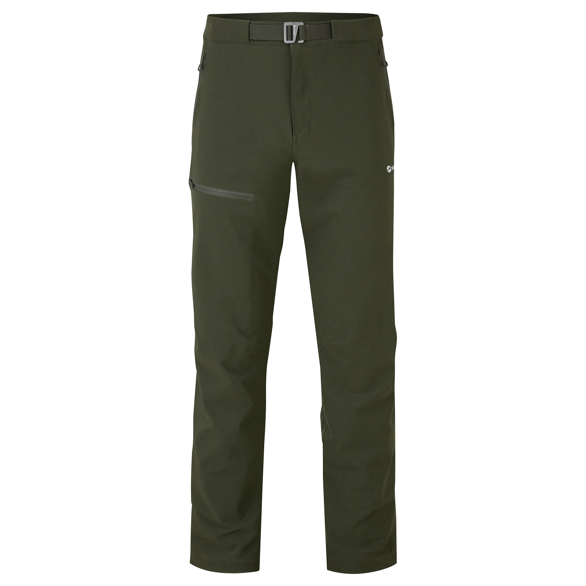 Montane pánské softshellové kalhoty Tenacity Pants - Běžná Délka Barva: Oak Green, Velikost: 36