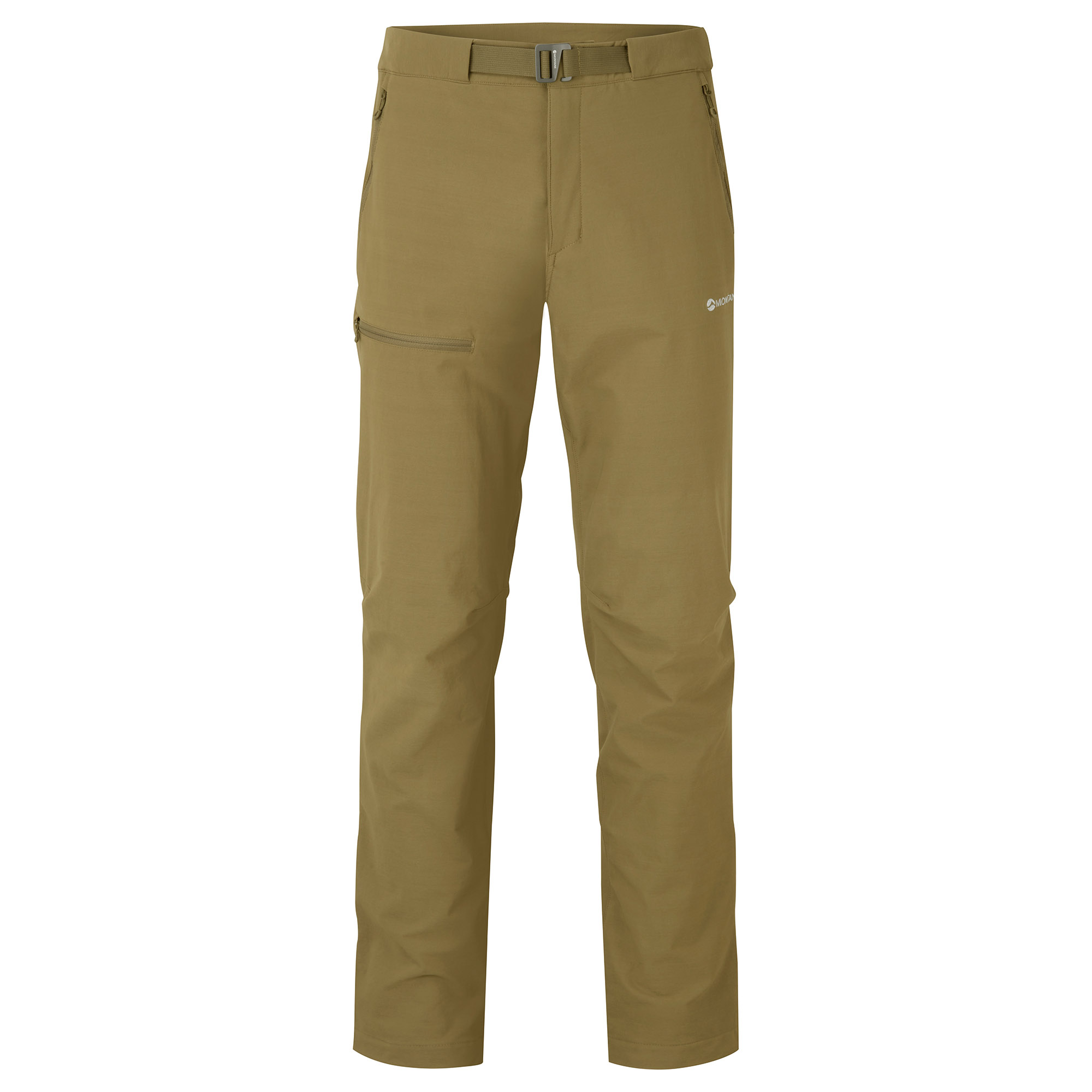 Montane pánské softshellové kalhoty Tenacity Pants - Běžná Délka Barva: olive, Velikost: 30