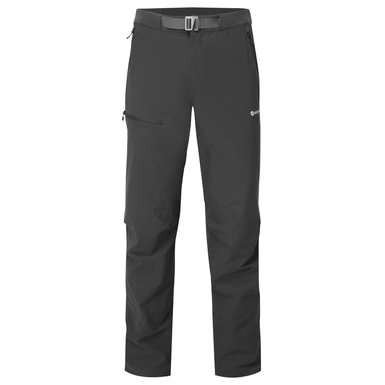 Montane pánské softshellové kalhoty Tenacity Pants - Běžná Délka Barva: Midnight Grey, Velikost: 36