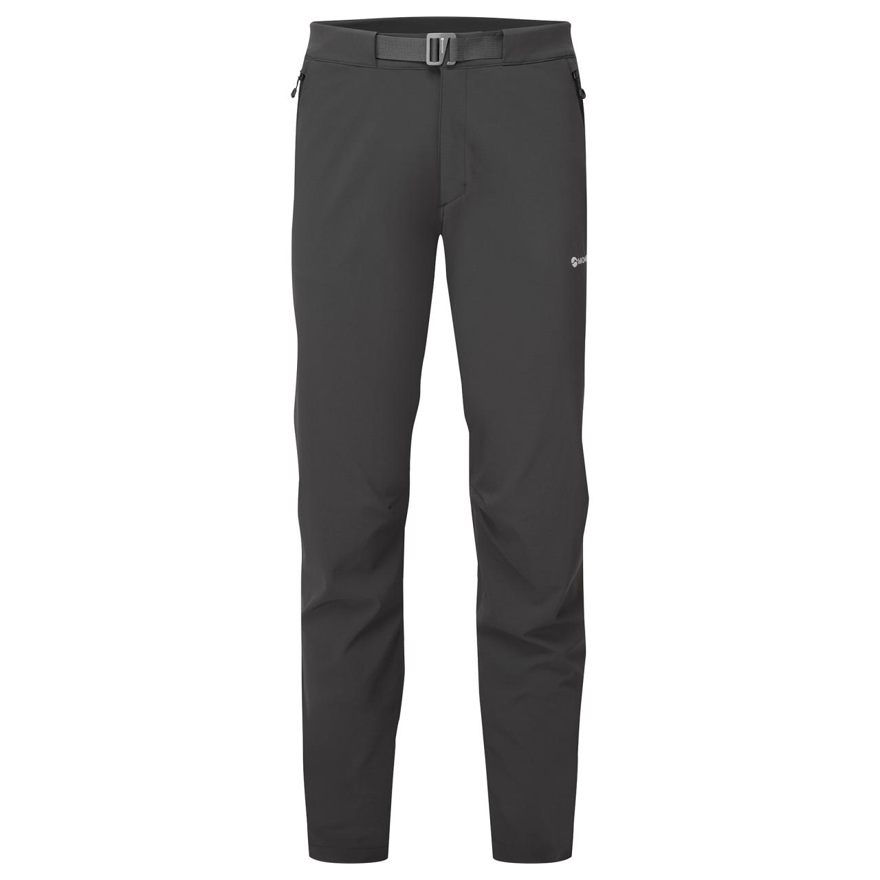 Montane pánské softshellové kalhoty Tenacity Lite Pants - Běžná Délka Barva: Midnight Grey, Velikost: 36