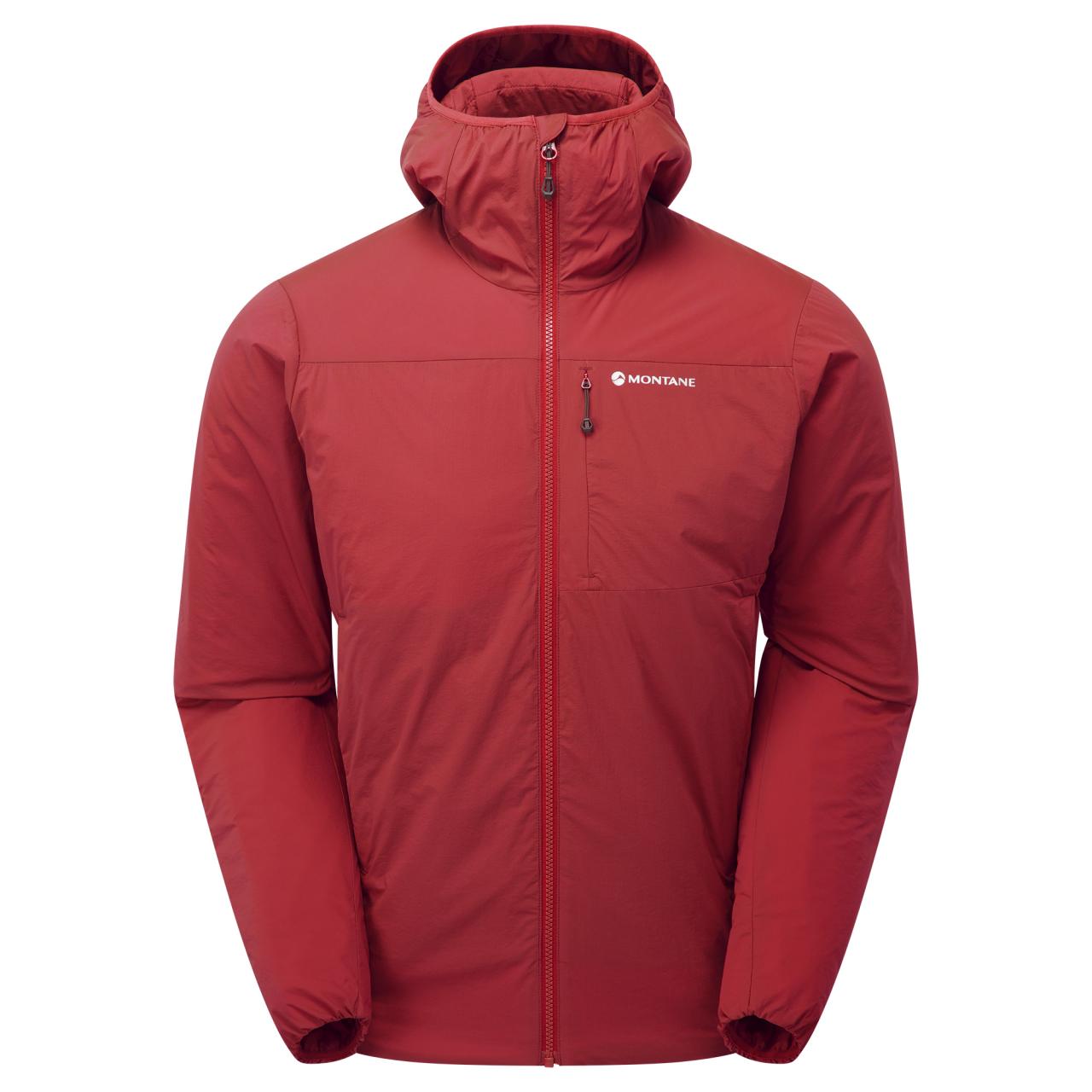 MONTANE MEN'S FIREBALL HOODIE Barva: acer red, Velikost: XL