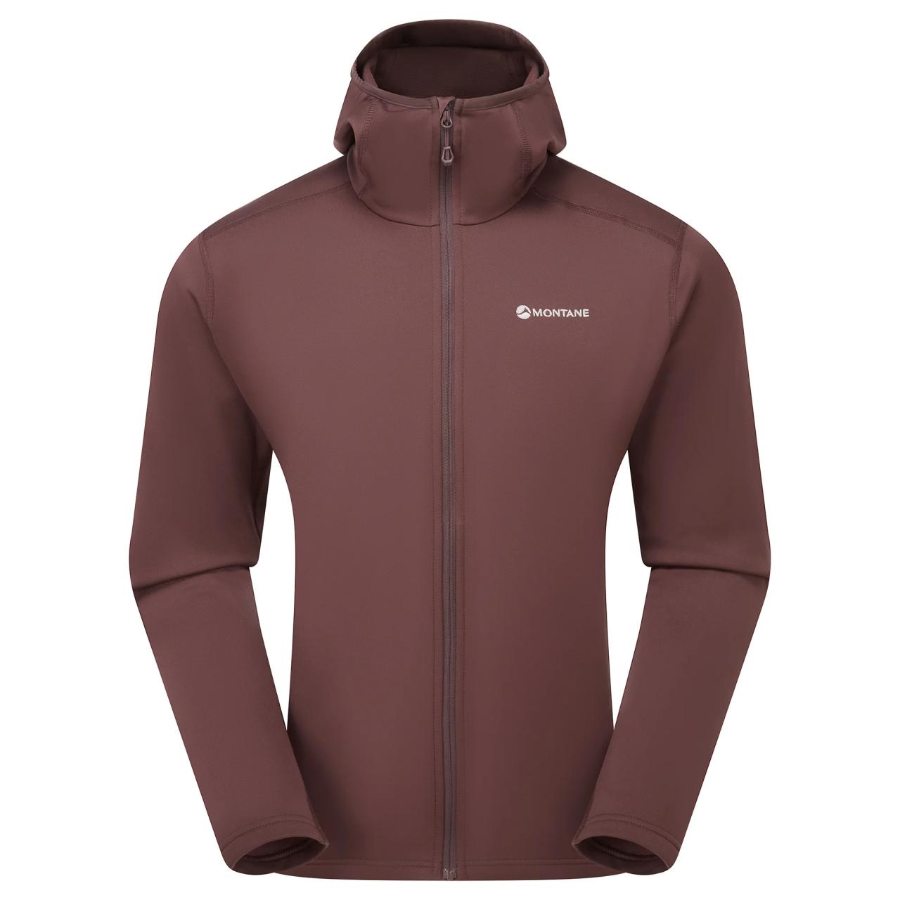 MONTANE MEN'S FURY LITE HOODIE Barva: dark garnet, Velikost: L