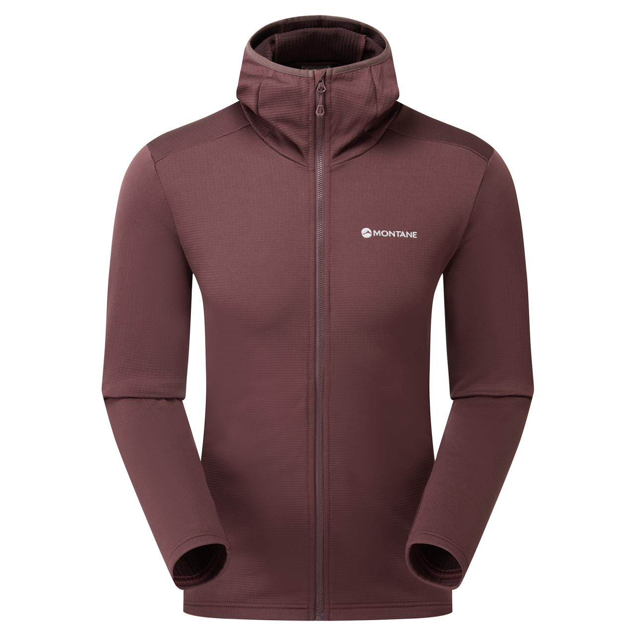 MONTANE MEN'S PROTIUM HOODIE Barva: dark garnet, Velikost: L