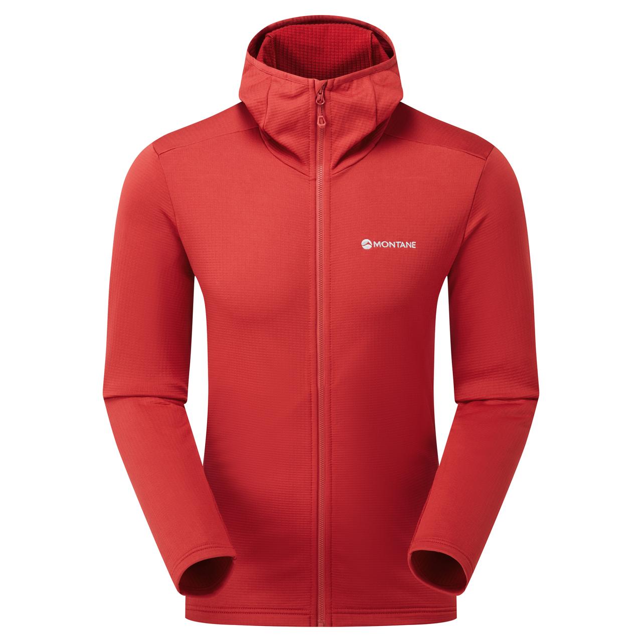 MONTANE MEN'S PROTIUM HOODIE Barva: acer red, Velikost: S